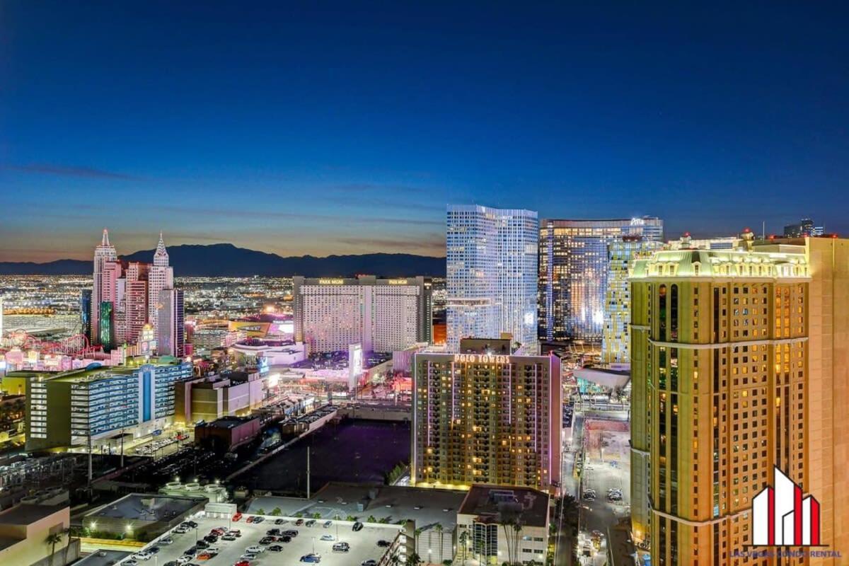 Mgm Signature-33-709 F1 Track & Strip View Balcony Las Vegas Exteriör bild